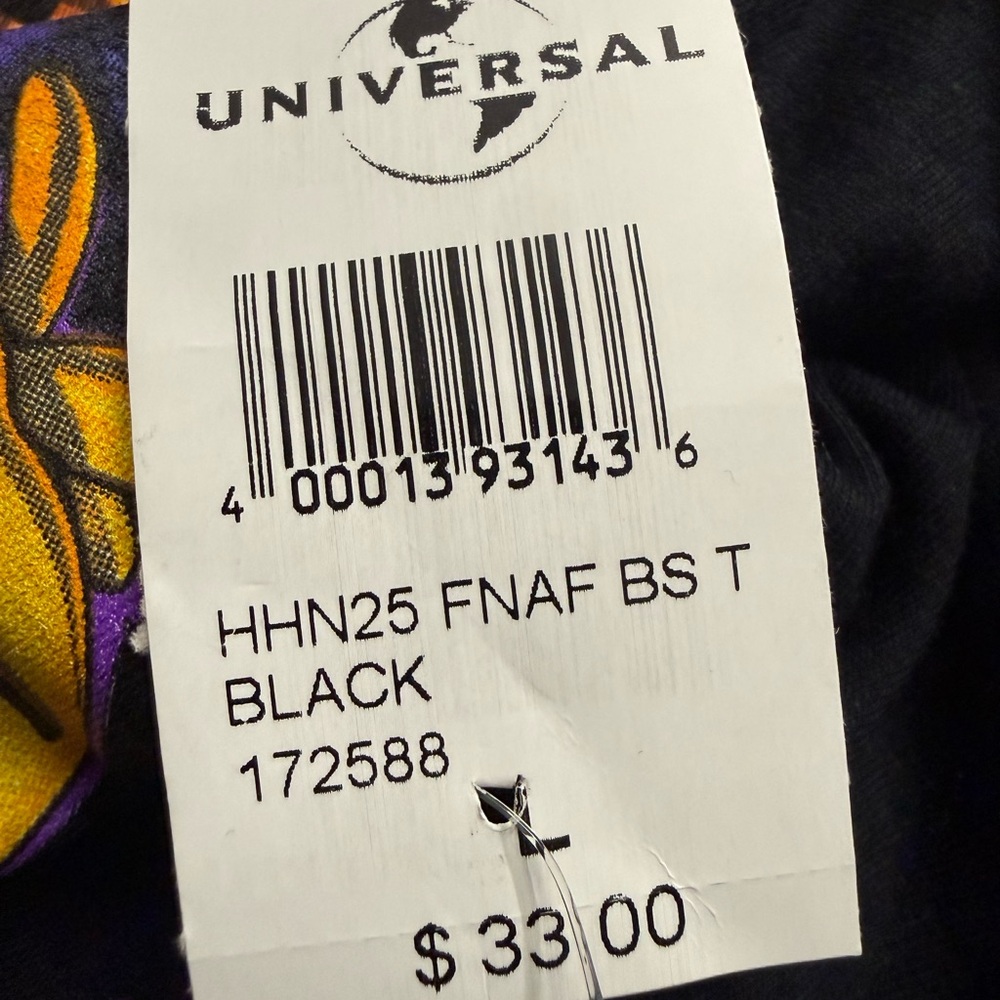Halloween Horror Nights 2025 Five Nights At Freddy’s Adult T-Shirt Size X-Large - Picture 5 of 5